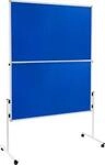 Moderationswand Legamaster ECONOMY, Filz - klappbar, blau