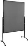 Moderationswand Legamaster PREMIUM PLUS klappbar, Textil, grau