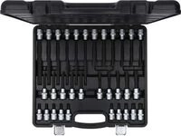 KS-Tools Bit-Stecknuss-Satz, 1/2 " ", f&uuml;r Innensechsrund-Schrauben, 32-teilig, in