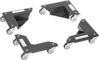 Eckenroller Fetra, 4 Elemente, Traglast jeweils 150 kg, mit Lenkrollen & Koffer,