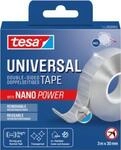tesa&reg; Universal doppelseitiges Tape Nano Power, bis 5 kg/m, 3m x 30mm,