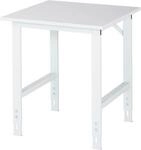 Arbeitstisch, Melamin-Platte, B 750 x T 800 x H 760-1080 mm