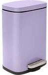 MSV Spirella Treteimer Akira, 5 l, Stahl, lavendel