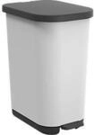 Treteimer Rotho Ribo, Volumen 35 l, mit Deckel und Inneneimer, L 400 x B 285 x H 513