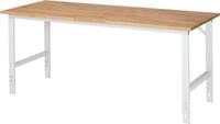 RAU Arbeitstisch, Buche-Platte, B 2000 x T 800 x H 760-1080 mm