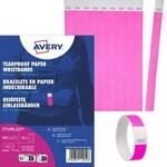 Avery Zweckform TYVBL-50 Einlassb&auml;nder 19 x 256 mm, blau, Tyvek, nummeriert, 500