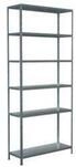 Steckregal, H 2300 x B 1000 x T 350 mm, verzinkt