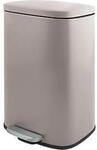 SPIRELLA Treteimer AKIRA, 30 Liter, Tretmechanismus, L 343 x B 235 x H 629 mm, taupe