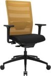 Topstar B&uuml;rostuhl AirWork, mit Armlehnen, Auto-Synchronmechanik, Muldensitz,