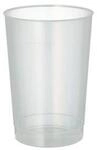 Trinkbecher Papstar, Mehrweg, 0,2 l, &Oslash; 68 x H 98 mm, mit F&uuml;llstrich,