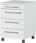 Rollcontainer Agenda, 3 Schubladen, Utensilienauszug, B 420 x H 610 x T 490 mm, 1