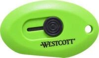 Westcott Mini-Cuttermesser Keramikklinge, 10 cm, mit Rasterautomatik, gr&uuml;n