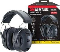 3M Kapselgeh&ouml;rschutz WorkTunes Connect + Solar, elektronisch, Bluetooth, SNR 33 dB,