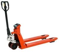Schefer Gabelhubwagen Premium, mit Waage und Drucker, Tragf&auml;higkeit 2500 kg,...
