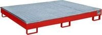 Bauer Regalwanne RW-GR 1800 PE, mit PE-Einsatz, mit Gitterrost, L 1765 x B 1315...
