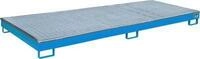 Bauer Regalwanne RW-GR 3300-1 PE, mit Gitterrost und PE-Einsatz, B 3262 x T...