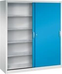 C + P Schiebet&uuml;ren-Werkzeugschrank Acurado, B 1600 x T 500 x H 1950 mm, je Fachboden