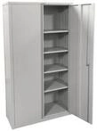 Stahlschrank Phoenix SCF1891GGK, faltbar, 4 Fachb&ouml;den, Schl&uuml;sselschloss, B...