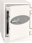 Feuerschutzschrank FS 0441, Schl&uuml;sselschloss, B 500 x T 500 x H 640 mm, Stahl,