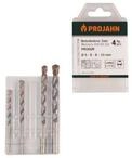 Projahn Hammerbohrer-Set PRODUR, 4-teilig, zylindrischer Schaft, &Oslash; 5-6-8-10 mm, 158