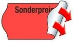 Preisetiketten METO&reg;, f&uuml;r 1-zeilige Preisauszeichner, Aufdruck &bdquo;Sonderpreis&ldquo;,
