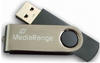 USBStickMediaRangeSerieMR,8GB,USB2.0,Drehkappengehäuse,B11xT11xH56mm,schwarz-silber