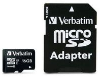 Verbatim Speicherkarte MicroSDHC/SDXC Premium, Speicherkapazit&auml;t 16 GB