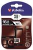 Verbatim - Flash-Speicherkarte - 16 GB - Class 10 - microSDHC