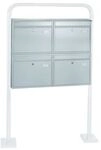 Rottner Briefkastenanlage, mit 4 Briefk&auml;sten, ohne St&auml;nder, H 635 x B 720 x T...
