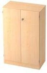 Aktenschrank 3 OH, B 800 x T 420 x H 1270 mm, abschlie&szlig;bar, Ahorn-Dekor