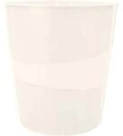 LEITZ&reg; Papierkorb WOW, 15 Liter, perlweiss