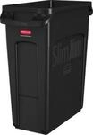 Rubbermaid Abfallbeh&auml;lter Slim Jim, L 590 x B 280 x H 630 mm, 60 l, Kunststoff,