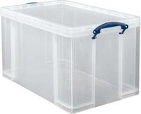 Transportbox Really Useful Box, Volumen 84 l, L 710 x B 440 x H 380 mm, stapelbar,