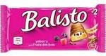 Schokoriegel Balisto Joghurt-Beerenmix, Keks mit Waldbeerencr&egrave;me &...