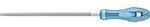Werkstattfeile DIN 7261 L.250mm Q.9,5mm Hieb 1 Rund 2K-Ergo PFERD