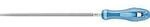 Werkstattfeile DIN 7261 L.250mm Q.9,5mm Hieb 3 Rund 2K-Ergo PFERD