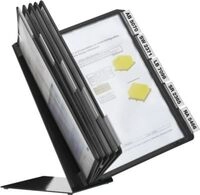 Durable Vario Table 10 Tischst&auml;nder-Set, schwarz 186003
