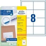 AVERY Zweckform Universal-Etiketten 4782, ultragrip, 200 + 40 St&uuml;ck