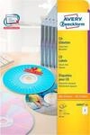 Avery Zweckform CD-Etiketten L6043-25 ClassicSize, geeignet f&uuml;r Inkjet-&