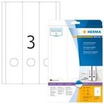 Herma Ordneretiketten A4, 297 x 61 mm, permanent haftend/bedruckbar, 75 St&uuml;ck, wei&szlig;
