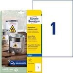 Avery&reg; Zweckform Etiketten J4775, wetterfest, permanenthaftend, druckergeeignet,