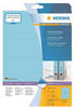 Herma Ordneretiketten A4, 192 mm, permanent haftend/bedruckbar, 80 Stück, blau