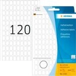 Vielzwecketiketten Herma, 8 x 12 mm, selbstklebend, permanent, matt, 3840 St&uuml;ck,