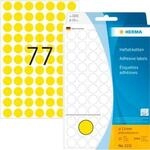 Vielzweck-Etiketten HERMA 2231, selbstklebende Markierungspunkte, &Oslash; 13 mm, permanent