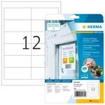 Folienetiketten HERMA 4574, selbstklebend, wiederabl&ouml;sbar, wetterfest, bedruckbar, B