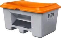 Streugutbeh&auml;lter unterfahrbar, mit Entnahme&ouml;ffnung, 400 l, L 1210 x B 820 x H...
