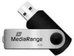 USB Stick MediaRange Serie MR, 16 GB, USB 2.0, Drehkappengeh&auml;use, B 11 x T 11 x H 56