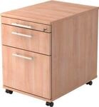 Rollcontainer, 1 Schub, 1 Utensilienauszug, H&auml;ngeregistraturauszug, B 428 x T 580 x