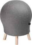 Hocker Sitness Alpine, mit integriertem Gymnastikball, Bezug 75 % Schurwolle,