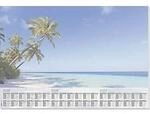 Schreibunterlage Sigel Beach, A2, 30 Blatt mit Motiv, mehrsprachiges